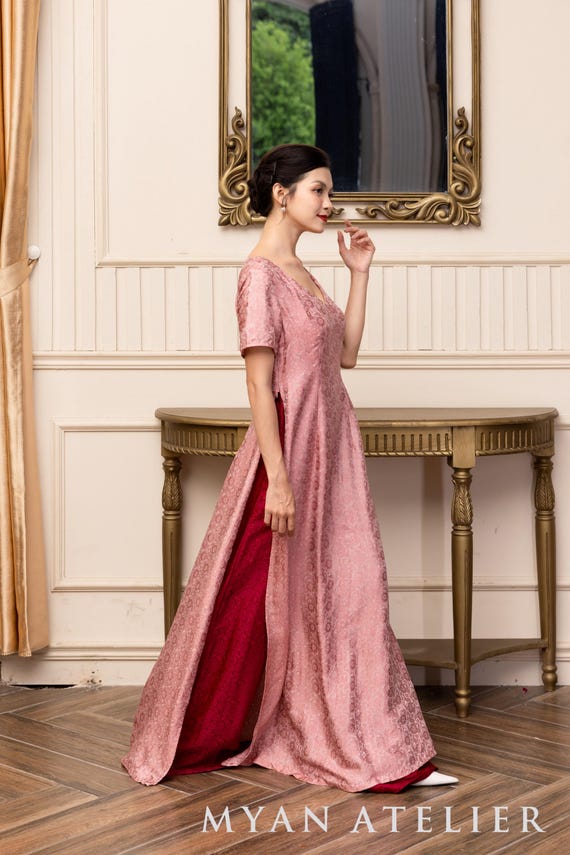 modern silk dress Naomi Bespoke Dress