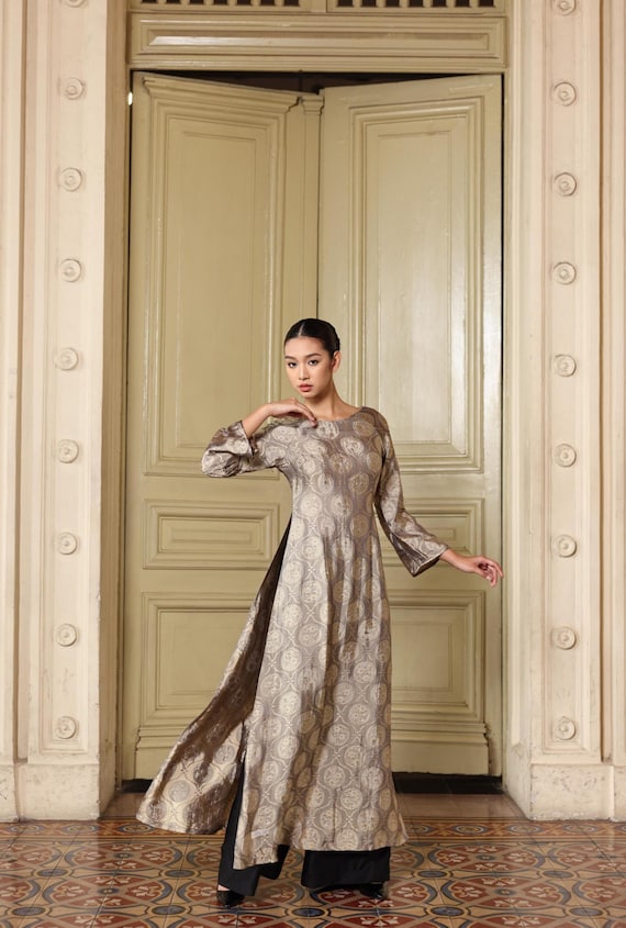 Silk Ao Dai - Custom Vietnamese Dress - Made to Order Silk Ao Dai - Custom Vietnamese Dress - Made to Order