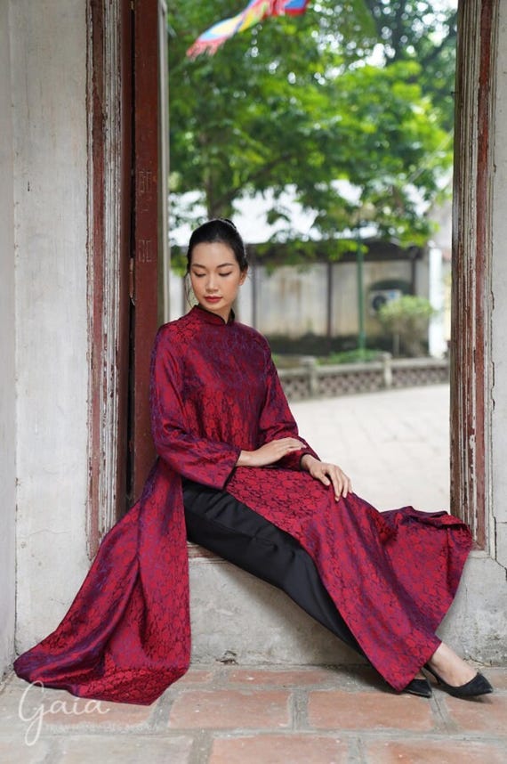 red tunic dress 100% Organic Cotton Midi Tunic Dress in Vermillion Red