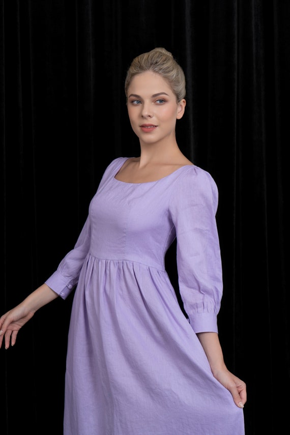 Simple purple wedding dress top