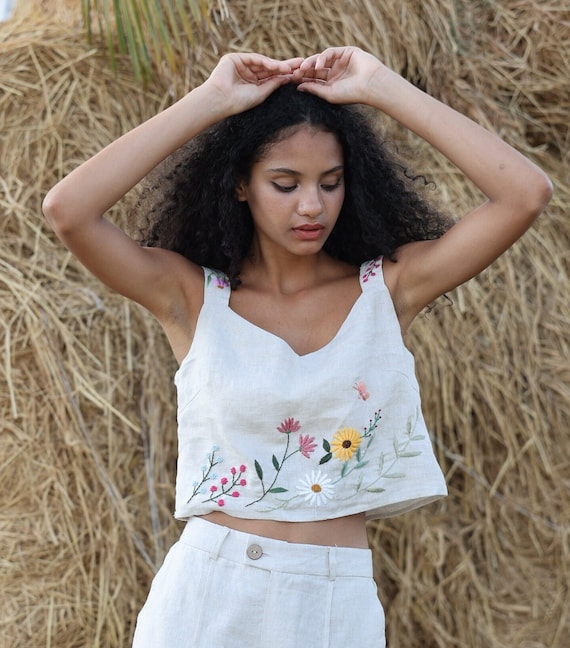 Embroidered Tank Top Embroidered Tank Top