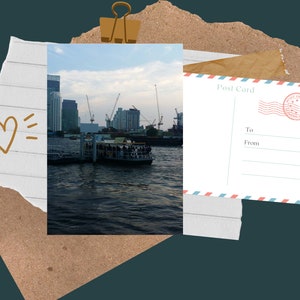Sunny Bangkok Thailand Postcard