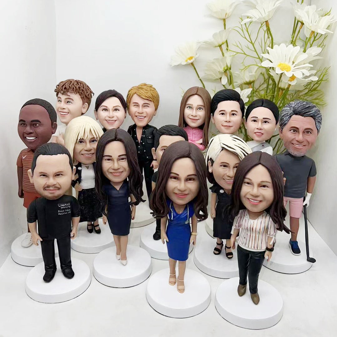 Custom Bobbleheads Handmade Bobbleheads Custom 3D Dolls Etsy
