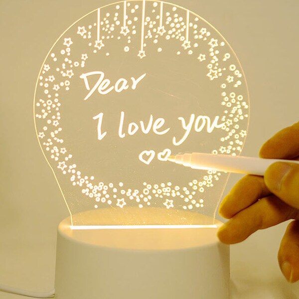 Acrylic Note Board Etsy