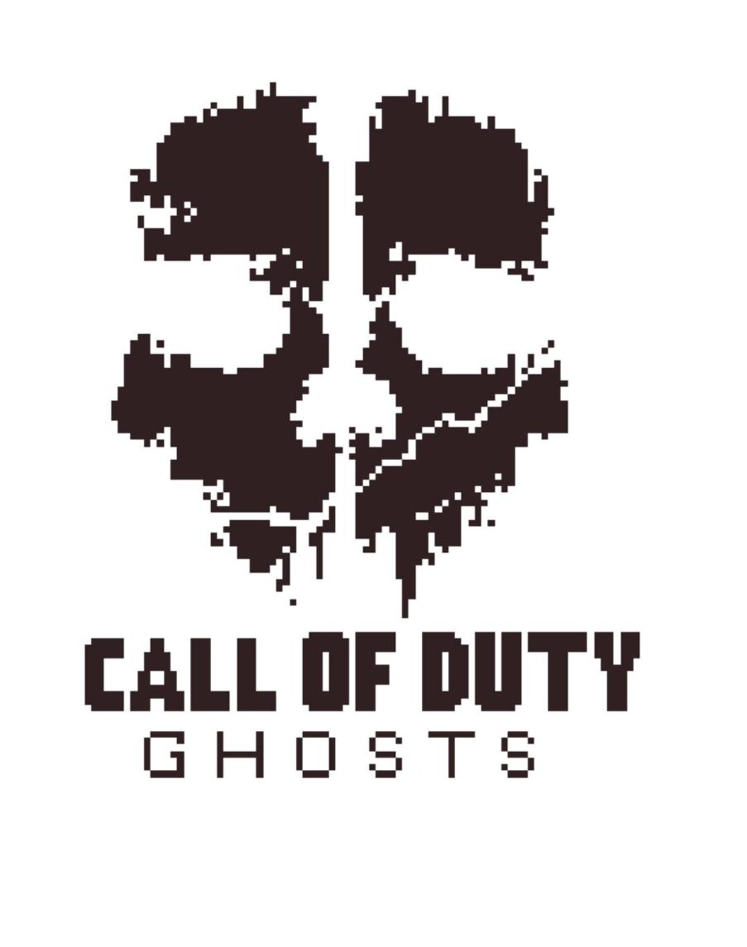 Cod Ghosts Blanket, Afghan, Crochet, Throw, Knitting Chart Pattern. - Etsy