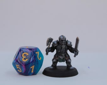 Miniatura Guerriero In Resina Per D&D E Giochi Di Ruolo – Prodotta In Italia