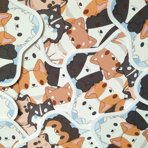 Dog / Pet / Geeky / Sticker / Nerd / Geek / Gamer / Laptop / Custom / Planner
