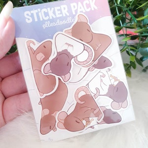 Rats Brown Sticker Pack / Stationary / Planner / Laptop / Kawaii