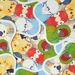 Birds / Geeky / Sticker / Nerd / Geek / Gamer / Laptop / Custom / Planner