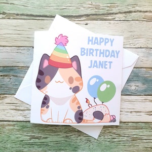 Cat Birthday Card