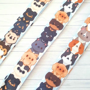 Dog Breeds - Lanyard / Neck Strap, ID Badge Holder, Keychain, Teacher Gift, Office Accessories