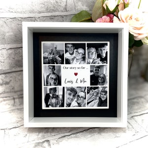 Personalised Anniversary Photo Gifts for Her Engagement Photo Collage for Him Multi Photo Frame Love Couples Gift Photo Frame Home Decor
