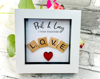 Wedding Gift for Couple, Personalised Anniversary Gifts, Gifts for Him, Birthday Gifts for Boyfriend, Ruby Anniversary Gifts, Wedding Signs