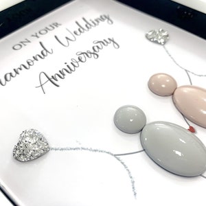 60th Wedding Anniversary Gift Personalised Diamond Anniversary Gift 60 Years Together Personalised Gift for Grandparents Wedding Anniversary