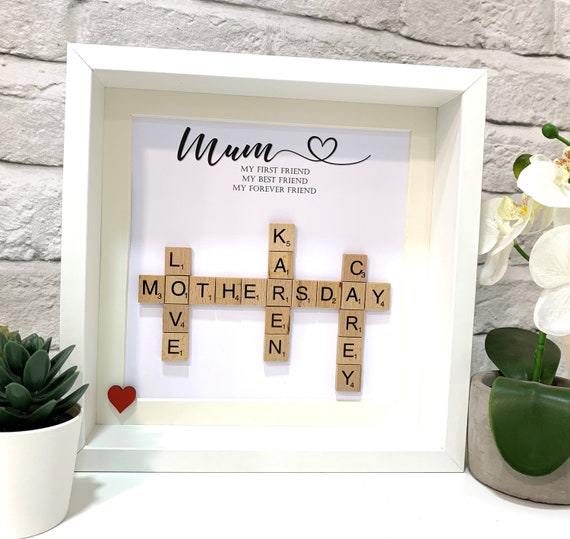 Personalised Gifts for Mum Mums Birthday Personalised Scrabble