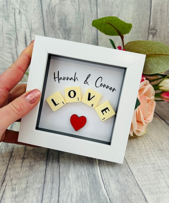 Cornice Regalo Di Fidanzamento Per Coppie Fidanzate - Regalo Romantico