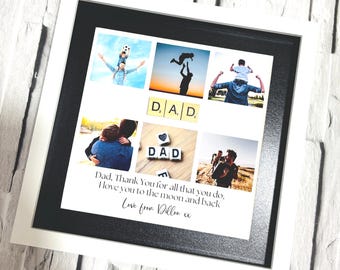 Presente para o Dia dos Pais | Porta-retratos personalizado para ele | Presente para o primeiro Dia dos Pais | Presentes personalizados para o papai