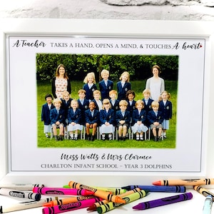 Personalized Teacher Photo Collage Print: End of Term Gift