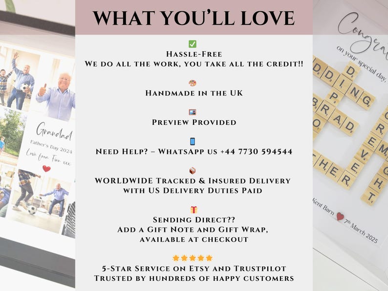 Personalised Photo Print & Frame: Custom Keepsake Gift, Print and Frame Anything, A3 and A4 Frames or Prints, Home Decor Wall Art image 13