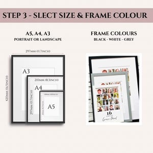 Personalised Photo Print & Frame: Custom Keepsake Gift, Print and Frame Anything, A3 and A4 Frames or Prints, Home Decor Wall Art image 5
