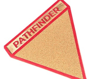 SDA Adventist Pathfinders Club Pinnwand für Pin-Sammler - Holz & Kork