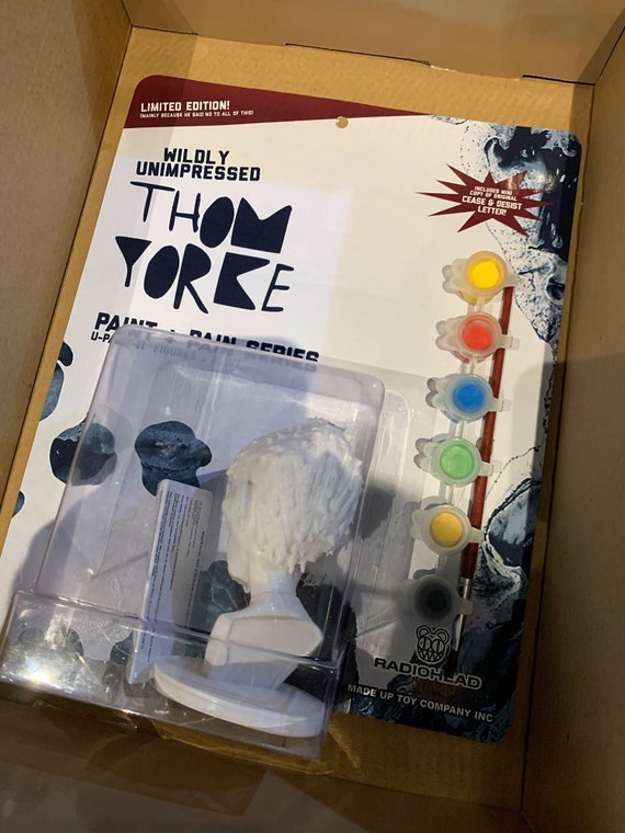 Thom Yorke Figure + Paint Set – Satire Product – Gift for