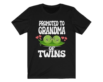 Promoted To Grandma Of Twins Shirt, Grandma Of Twins Shirt,  Twins Grandmother Announcement Gift T-Shirt