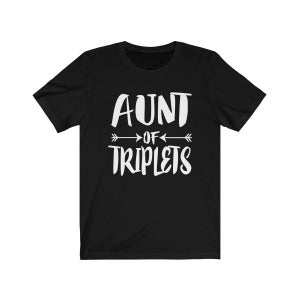Proud Aunt Of Triplets Shirt, Aunt Of Triplets Gift T-Shirt