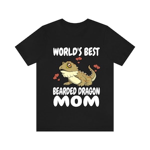 World&#39;s Best Bearded Dragon Mom Shirt, Bearded Dragon Owner Shirt, Women Bearded Dragon Shirt, Bearded Dragon Lizard Girl Gift Shirt