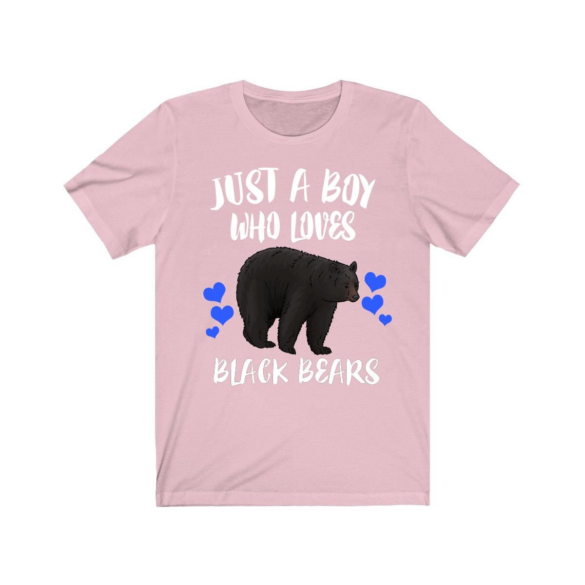 Just A Boy Who Loves Black Bears Shirt, Black Bear Lover Shirt