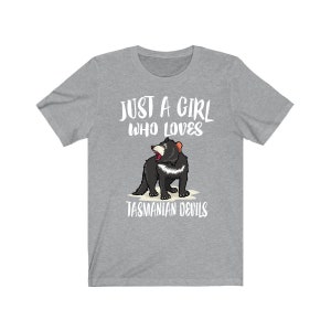 Just A Girl Who Loves Tasmanian Devils Shirt, Tasmanian Devil Shirt, Animal Lover Shirt, Adult Toddler Infant Kids Gift T-Shirt