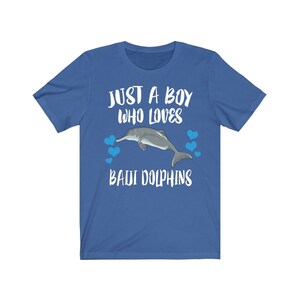 Just A Boy Who Loves Baiji Delfine Shirt, Delfin Liebhaber Shirt, Delfin Shirt, Delfin Liebhaber Geschenk, Tier Erwachsene Kleinkind Kinder T-Shirt