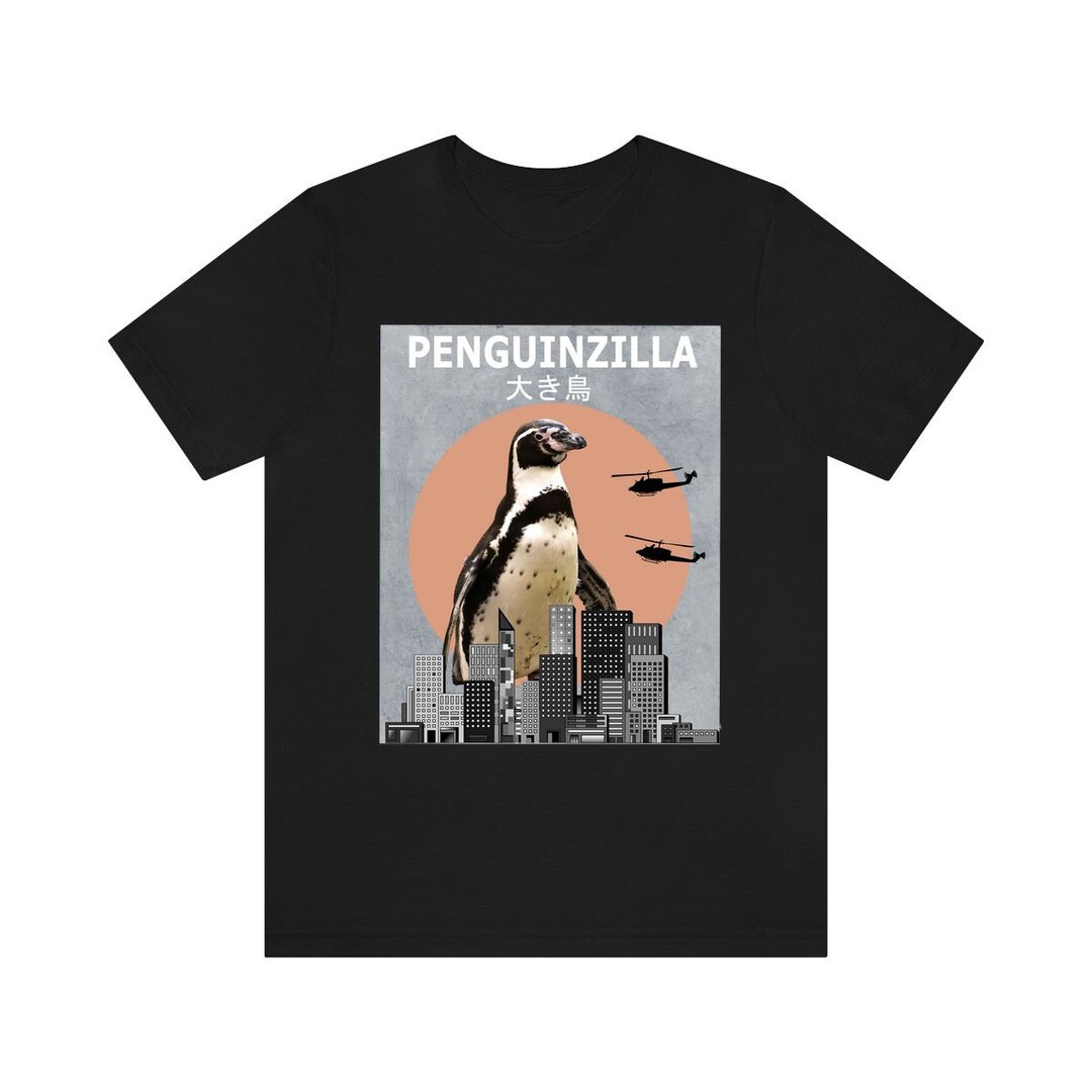 Penguinzilla Penguin Shirt, Funny Penguin Lover Shirt, Penguin