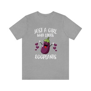 Just A Girl Who Loves Eggplants Shirt, Eggplant Lover Shirt, Vegan Gift, Vegetable Shirt, Adult Kids Animal T-Shirt