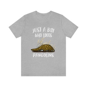 Just A Boy Who Loves Pangolins Shirt,  Pangolin Lover Shirt,  Pangolin Shirt,  Pangolin Lover Gift, Animal Adult Kids T-Shirt