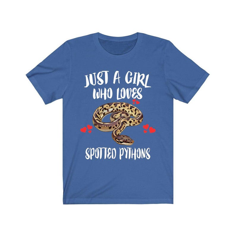 Just A Girl Who Loves Spotted Pythons Snakes Shirt, Snake Lover Shirt image 2
