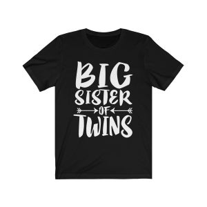 Camisa de la Hermana Mayor de los Gemelos, Camisa de los Gemelos de la Hermana Mayor, Camisa de la Hermana Gemela, Anuncio de Regalo de la Hermana Mayor de los Gemelos, Camiseta de los Niños Adultos Pequeños