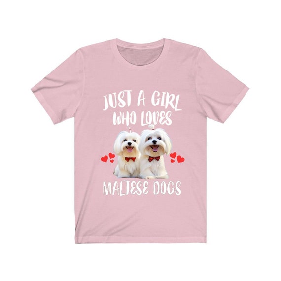 There Was A Girl Who Really Love Maltese Dog Lover Tshirt There Was A Girl Who Really Love Maltese Dog Lover Tshirt