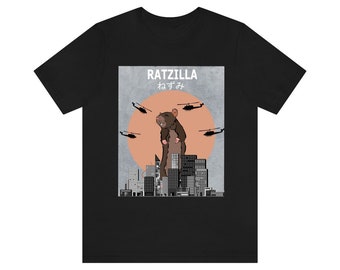 Ratzilla Funny Rat Shirt, Rat Lover Shirt, Rat Shirt, Rat Funny Shirt, Rat Lover Gift, Rat Boy Girl T-Shirt