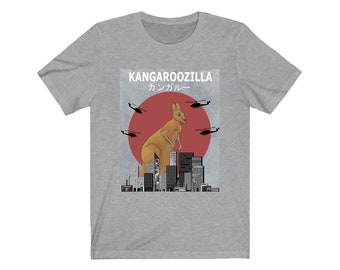 Kangaroozilla Kangaroos Shirt, Kangaroo Lover Shirt, Funny Kangaroo Lover Gift, Animal Lover Shirt, Adult Toddler Infant Kids Gift T-Shirt