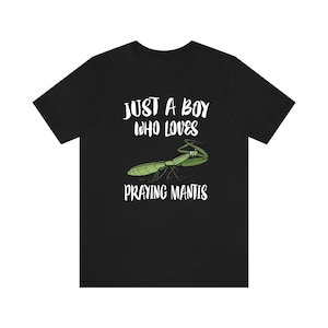 Just A Boy Who Loves Praying Mantis Shirt, Praying Mantis Lover Shirt, Praying Mantis Shirt, Praying Mantis Lover Gift, Animal Shirt