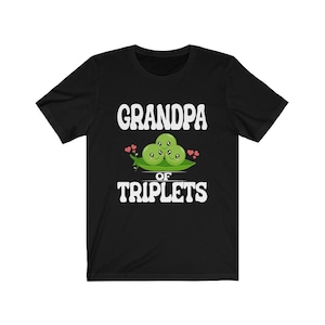 Opa von Triplets Shirt, Opa von Triplets Geschenk, Großmutter Triplets Geschenk T-Shirt