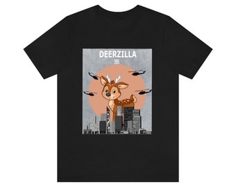 Deerzilla Deer Shirt, Deer Lover Shirt Animal Gift
