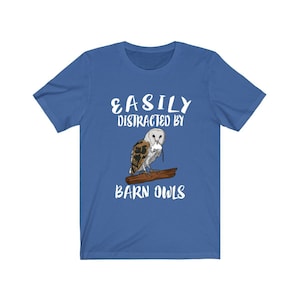 Easily Distracted By Barn Owls Shirt, Barn Owl Lover Shirt, Owl Shirt, Owl Lover Gift, Animal Adult Toddler Kids T-Shirt