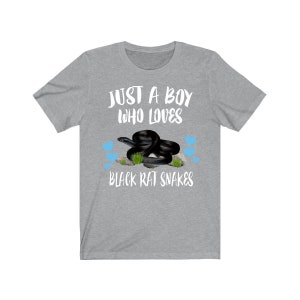Just A Boy Who Loves Black Rat Snakes Shirt, Snake Lover Shirt, Snake Shirt, Snake Lover Gift, Animal Adult Toddler Kids T-Shirt