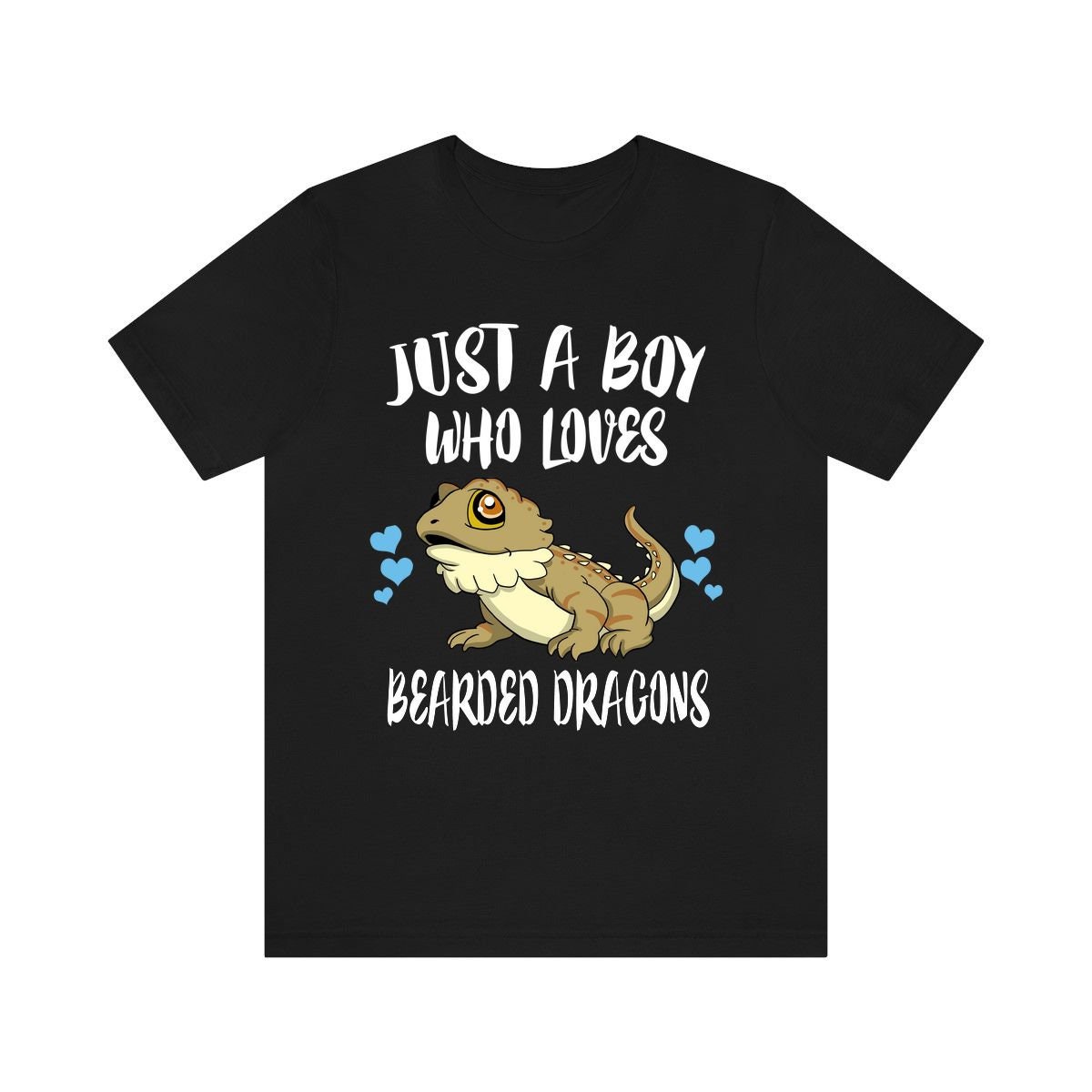 Just A Boy Who Loves Bearded Dragons Shirt, Bearded Dragon Owner Shirt ...