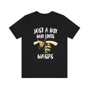 Just A Boy Who Loves Wasps Shirt, Wasp Lover Shirt, Wasp Shirt, Wasp Lover Gift, Animal Shirt