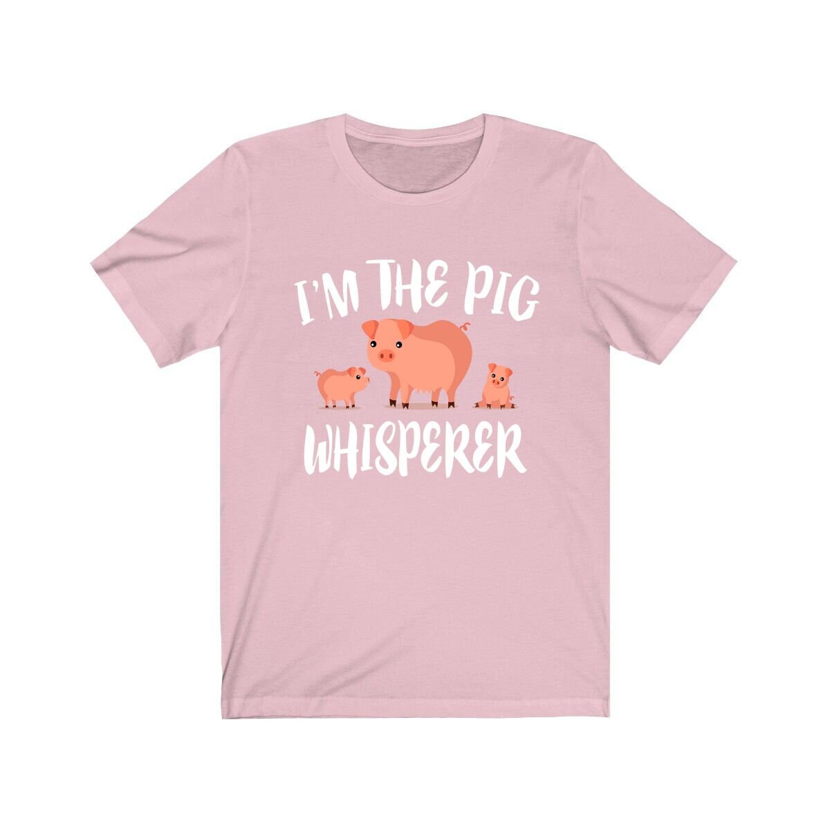 ★MIM the wardrobe★ BururuXMimder Love Delivery T-shirt Pig I'm the Pig Whisperer Shirt, Pig Lover Shirt, Pig Shirt, Pig