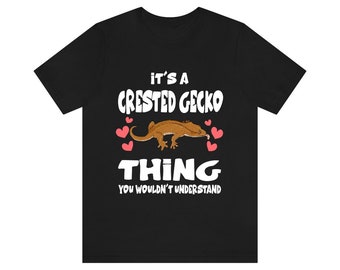 It's A Crested Gecko Thing Lizards Shirt, Gecko Lover Shirt, Crested Gecko Gift, Pet Lizard Shirt, Adult Kids Animal T-Shirt