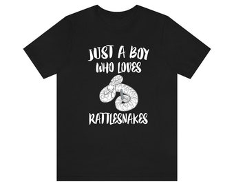 Just A Boy Who Loves Rattlesnakes Shirt, Rattlesnake Lover Shirt, Snake Shirt, Rattlesnake Lover Gift, Animal Shirt